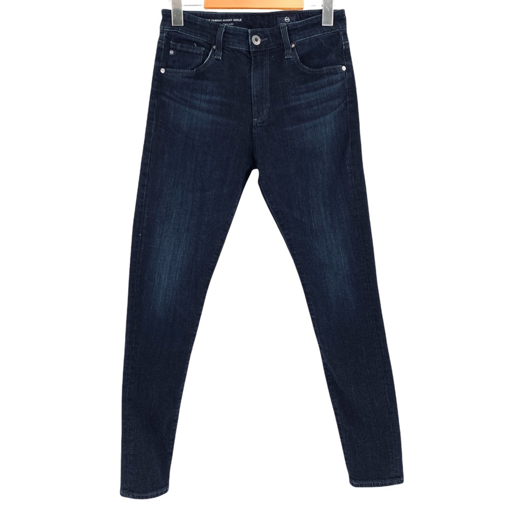 AG Adriano Goldschmied Farrah Skinny High Rise Ankle Jeans Size 26 Blue